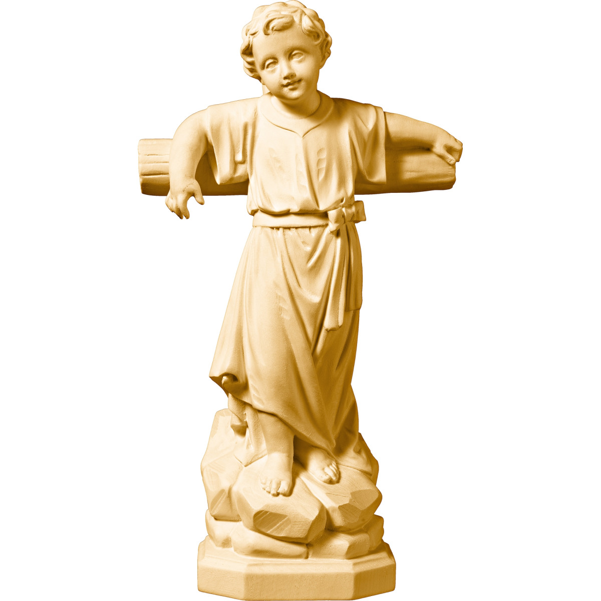 Niño Jesús de pie con cruz